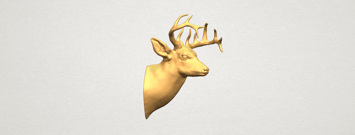 Free 3D file Deer Head 🦌・Template to download and 3D print・Cults
